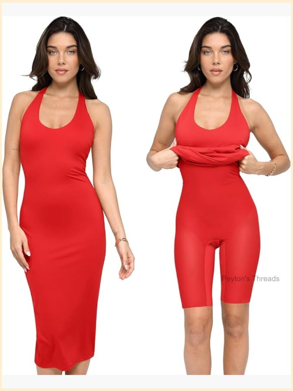 Shapewear Halter Summer Dress 4 Ways to Wear Bandage Club Night Out Dress Built